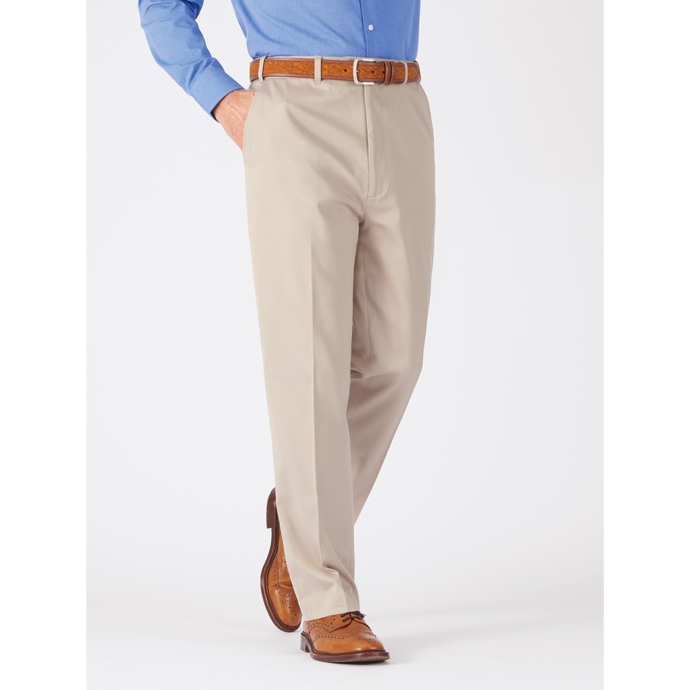 Peter Christian Mens Classic Fit Khaki Dress Pants Size 34x32‎ New With Tags
